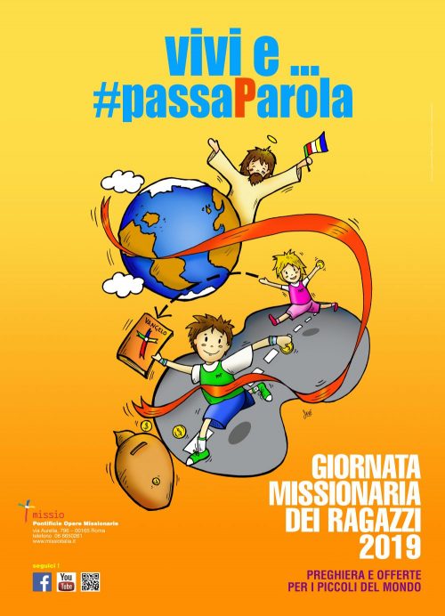 6 Gennaio: Giornata missionaria dei ragazzi 2019